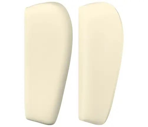 Galvgalis Ar Malām, 147X23X78/88 Cm, Krēmkrāsas Mākslīgā Āda Vidaxl