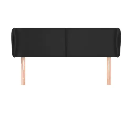 Galvūgalis Su Auselėmis, Pilka,147X23X78/88cm Dirbtinė Oda