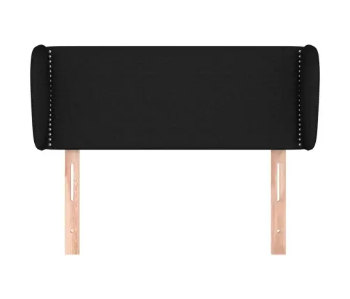 Galvgalis Ar Malām, 83X23X78/88 Cm, Melns Audums Vidaxl