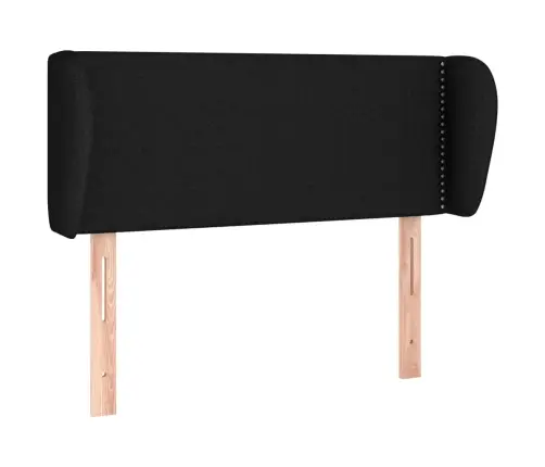 Galvūgalis Su Auselėmis, Juodos Spalvos,93X23X78/88cm Audinys