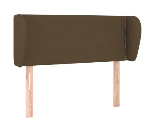 Voodipeats Servadega, Tumepruun, 93X23X78/88 cm Kangas