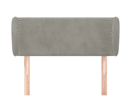 Voodipeats Servadega, Helehall, 103X23X78/88 cm Samet