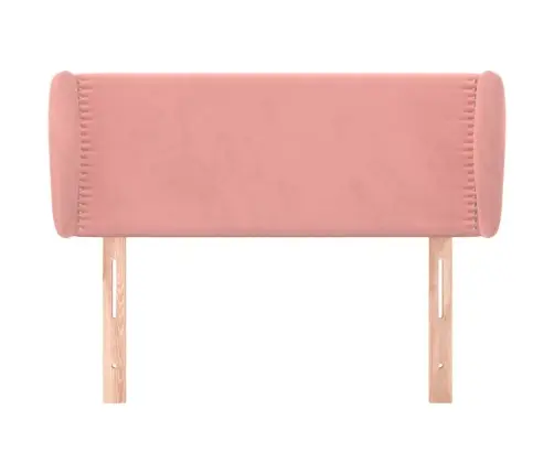 Galvgalis Ar Malām, Rozā Samts, 103X23X78/88 Cm Vidaxl