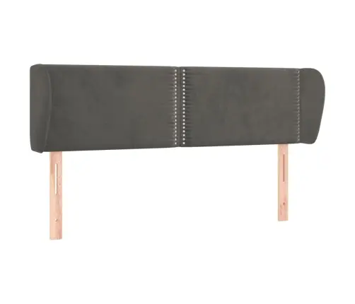 Voodipeats Servadega, Tumehall, 147X23X78/88 cm Samet