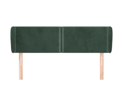 Voodipeats Servadega, Tumeroheline, 147X23X78/88 cm Samet