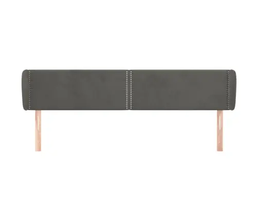 Voodipeats Servadega, Tumehall, 163X23X78/88 cm Samet Voodipeats Servadega, Tumehall, 163X23X78/88 cm Samet