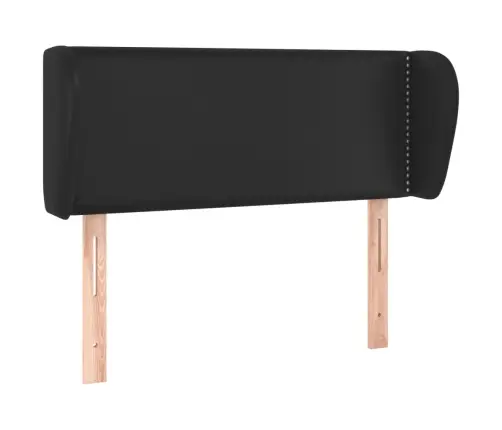 Galvgalis Ar Malām, 83X23X78/88 Cm, Melna Mākslīgā Āda Vidaxl