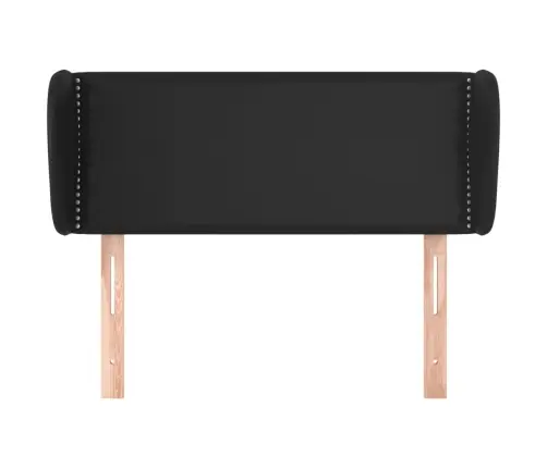 Galvgalis Ar Malām, 83X23X78/88 Cm, Melna Mākslīgā Āda Vidaxl