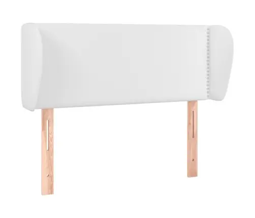 Galvgalis Ar Malām, 83X23X78/88 Cm, Balta Mākslīgā Āda Vidaxl