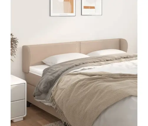 Galvgalis Ar Malām, 183X23X78/88 Cm, Kapučīno Mākslīgā Āda Vidaxl