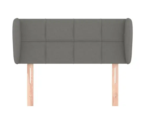 Galvgalis Ar Malām, 83X23X78/88 Cm, Tumši Pelēks Audums Vidaxl