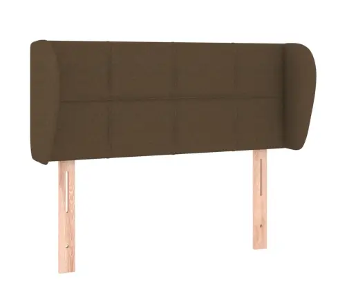 Voodipeats Servadega, Tumepruun, 83X23X78/88 cm Kangas