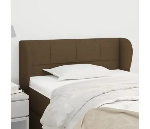 Voodipeats Servadega, Tumepruun, 83X23X78/88 cm Kangas