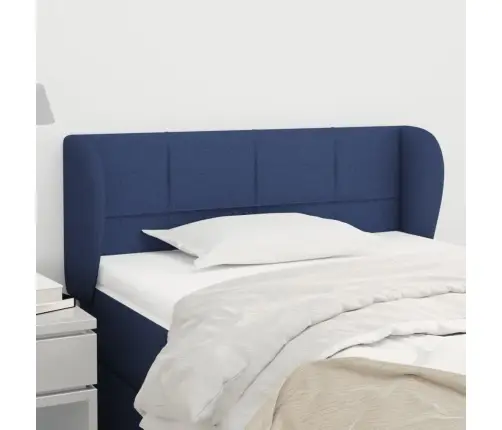 Galvgalis Ar Malām, 93X23X78/88 Cm, Zils Audums Vidaxl