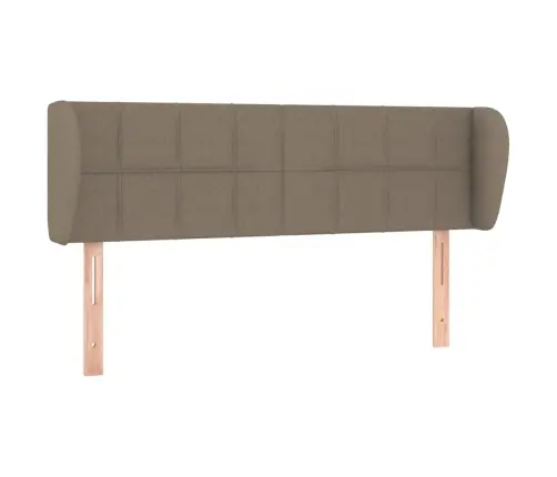 Galvūgalis Su Auselėmis,Taupe Spalvos,147X23X78/88cm Audinys