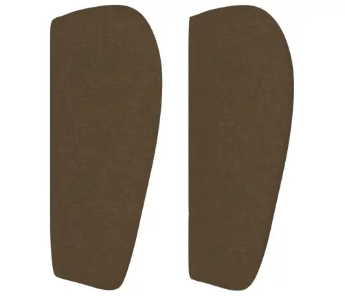 Galvgalis Ar Malām, 183X23X78/88 Cm, Tumši Brūns Audums Vidaxl