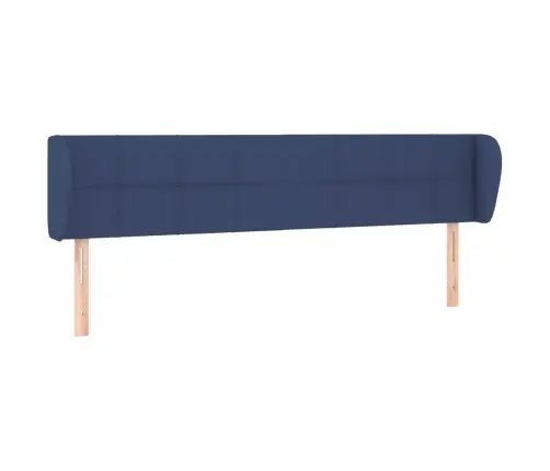 Galvgalis Ar Malām, 183X23X78/88 Cm, Zils Audums Vidaxl