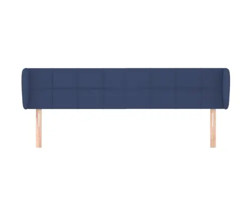 Galvgalis Ar Malām, 183X23X78/88 Cm, Zils Audums Vidaxl