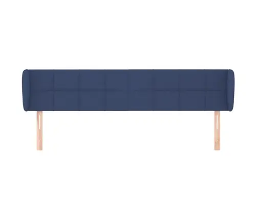 Voodipeats Servadega, Sinine, 203X23X78/88 cm Kangas