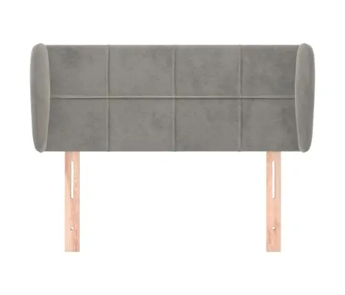 Voodipeats Servadega, Helehall, 83X23X78/88 cm Samet