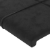 Galvgalis Ar Malām, Melns Samts, 93X23X78/88 Cm Vidaxl