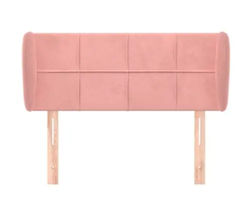 Voodipeats Servadega, Roosa, 93X23X78/88 cm Samet