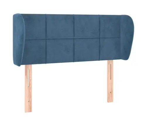 Galvgalis Ar Malām, Tumši Zils Samts, 103X23X78/88 Cm Vidaxl