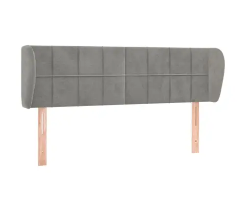 Voodipeats Servadega, Helehall, 147X23X78/88 cm Samet