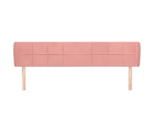 Galvgalis Ar Malām, Rozā Samts, 183X23X78/88 Cm Vidaxl Galvgalis Ar Malām, Rozā Samts, 183X23X78/88 Cm Vidaxl