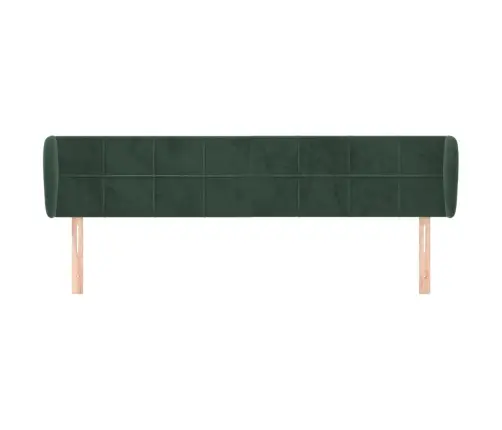 Voodipeats Servadega, Tumeroheline, 203X23X78/88 cm Samet