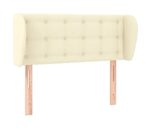 Voodipeats Servadega, Kreemjas, 83X23X78/88 cm Kunstnahk