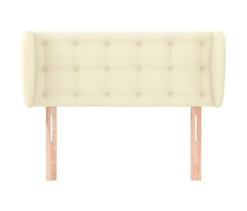 Voodipeats Servadega, Kreemjas, 83X23X78/88 cm Kunstnahk