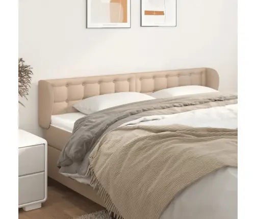 Galvūgalis Su Auselėmis, Kapučino ,183X23X78/88cm Dirbtinė Oda