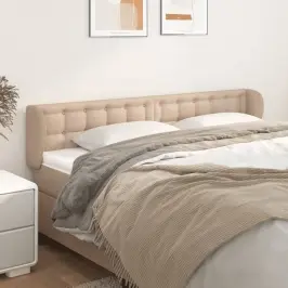 Galvgalis Ar Malām, 203X23X78/88 Cm, Kapučīno Mākslīgā Āda Vidaxl