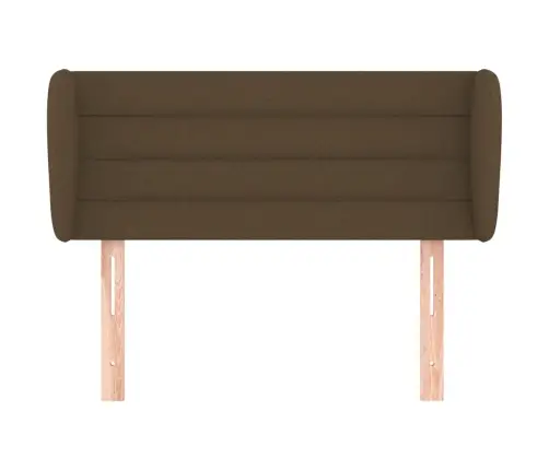 Voodipeats Servadega, Tumepruun, 83X23X78/88 cm Kangas