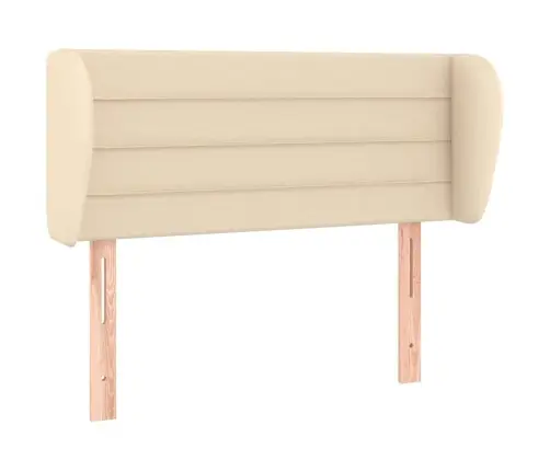 Galvgalis Ar Malām, 83X23X78/88 Cm, Krēmkrāsas Audums Vidaxl Galvgalis Ar Malām, 83X23X78/88 Cm, Krēmkrāsas Audums Vidaxl