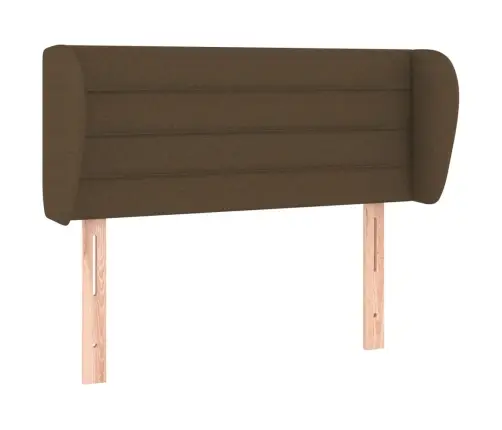 Galvgalis Ar Malām, 93X23X78/88 Cm, Tumši Brūns Audums Vidaxl