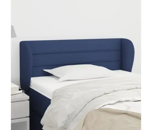 Galvgalis Ar Malām, 103X23X78/88 Cm, Zils Audums Vidaxl