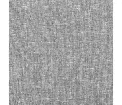 Galvgalis Ar Malām, 147X23X78/88 Cm, Gaiši Pelēks Audums Vidaxl