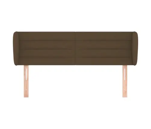 Voodipeats Servadega, Tumepruun, 147X23X78/88 cm Kangas