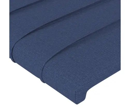 Galvgalis Ar Malām, 147X23X78/88 Cm, Zils Audums Vidaxl Galvgalis Ar Malām, 147X23X78/88 Cm, Zils Audums Vidaxl