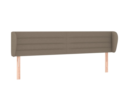 Galvūgalis Su Auselėmis,Taupe Spalvos,203X23X78/88 cm Audinys