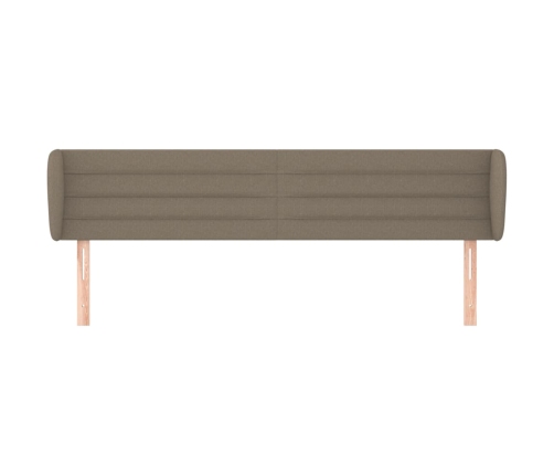 Galvūgalis Su Auselėmis,Taupe Spalvos,203X23X78/88 cm Audinys