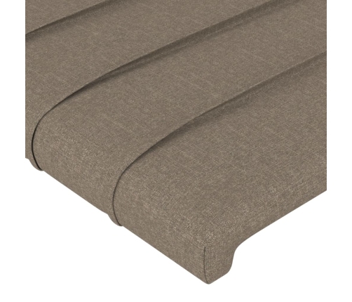 Galvūgalis Su Auselėmis,Taupe Spalvos,203X23X78/88 cm Audinys