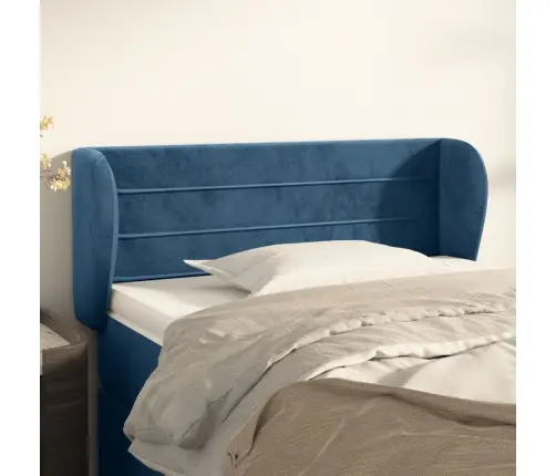 Galvgalis Ar Malām, Tumši Zils Samts, 93X23X78/88 Cm Vidaxl
