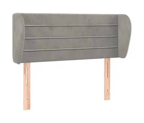 Voodipeats Servadega, Helehall, 103X23X78/88 cm Samet