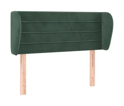 Galvgalis Ar Malām, Tumši Zaļš Samts, 103X23X78/88 Cm, Vidaxl