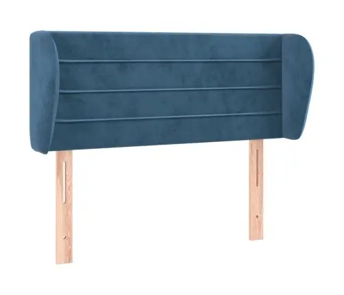 Voodipeats Servadega, Tumesinine, 103X23X78/88 cm Samet