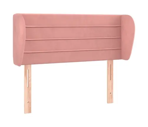 Voodipeats Servadega, Roosa, 103X23X78/88 cm Samet