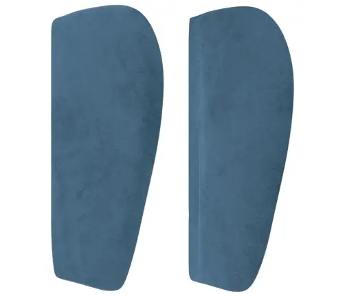 Voodipeats Servadega, Tumesinine, 147X23X78/88 cm Samet